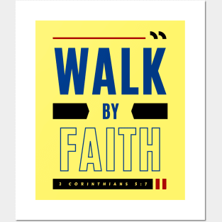 Walk By Faith | Bible Verse Posters and Art